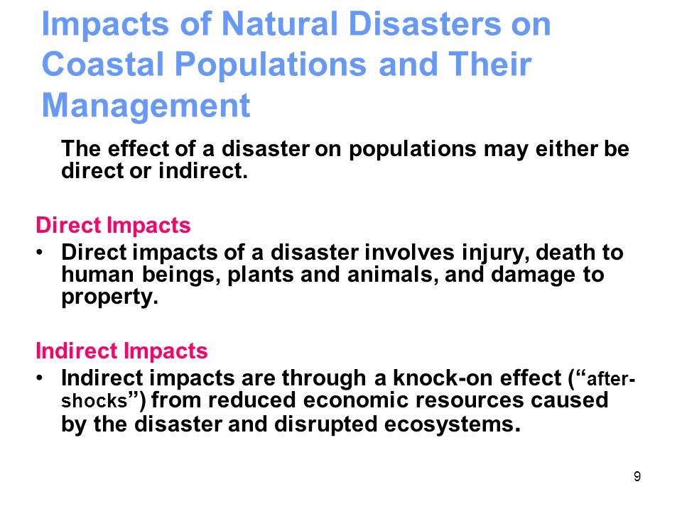 Cause & Effect Essay: Natural Disasters and Their Causes